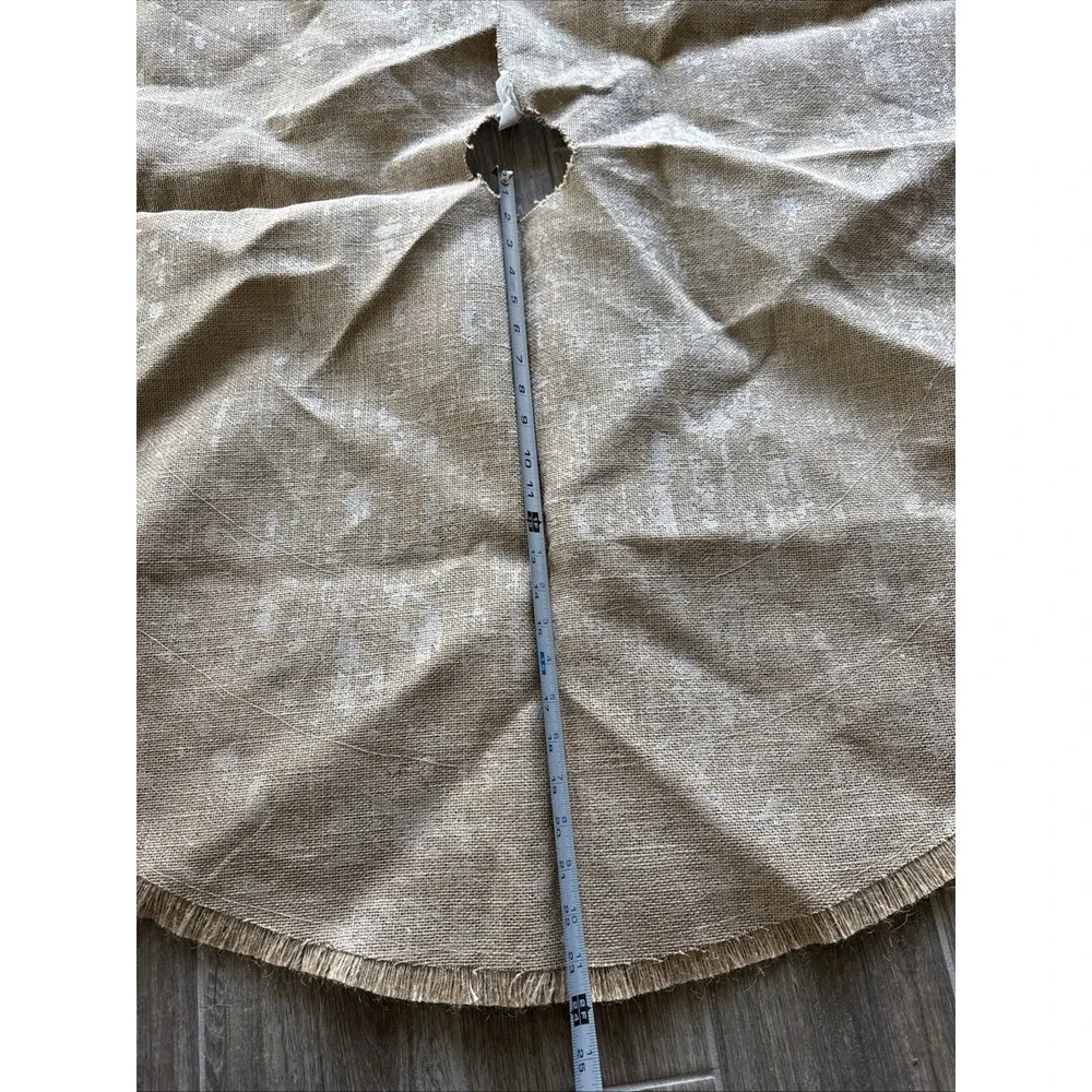 Ivenf Christmas Tree Skirt, 24 inches‎ Small Plain Burlap Tree Skirt